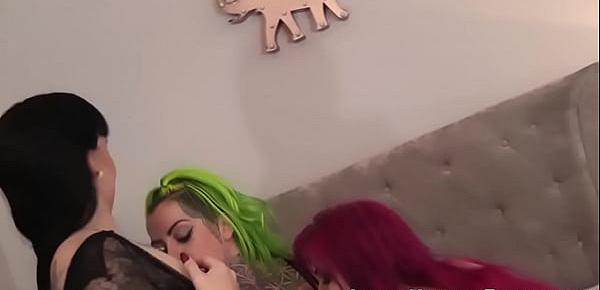  British lesbian group eat out and toy